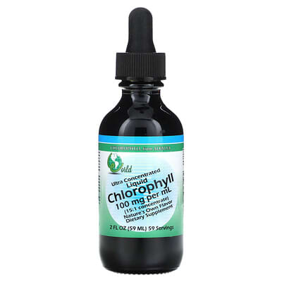 Ультраконцентрированный жидкий хлорофилл, 2 fl oz (59 ml)