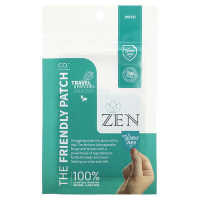 The Friendly Patch Zen, успокаивающие патчи, 8 штук