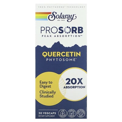 Quercetin Phytosome™, 30 веганских капсул (250 mg на капсулу)