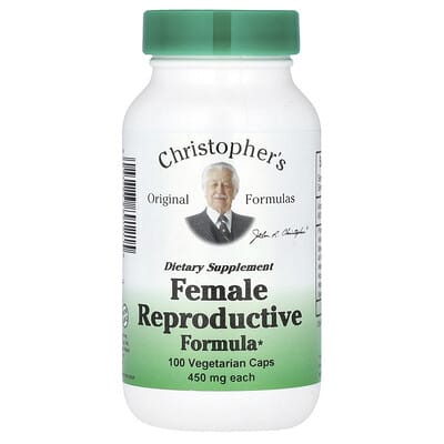 Christopher's Original Formulas женская формула для репродуктивной системы, 100 вегетарианских капсул