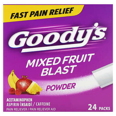 Порошок от головной боли Mixed Fruit Blast, 24 Packs