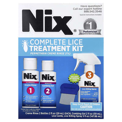 Полный комплект для лечения вшей Nix, 1 шт