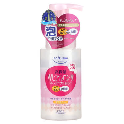 Softymo Очищающая пенка, Hyaluronic Acid, 6.8 fl oz (200 ml)