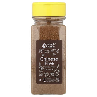 Смесь специй Artisan Spice Blend, Chinese Five, 4.8 oz (136 g)