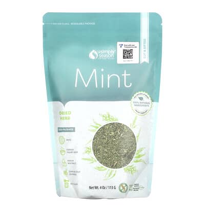 Сушеная мята, измельченная, 4 oz (113 g)
