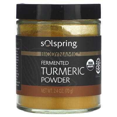 Порошок куркумы Solspring® Biodynamic® Fermented 2.4 oz (70 g)