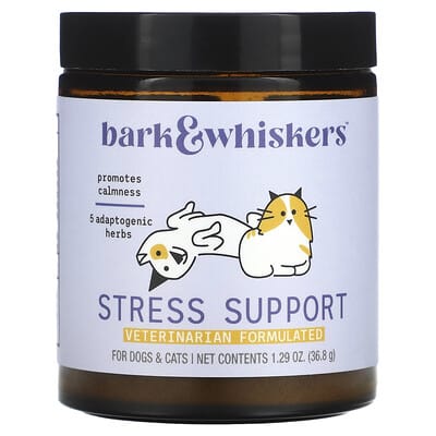 Bark & Whiskers™, поддержка при стрессе, для собак и кошек, 1.29 oz (36.8 g)
