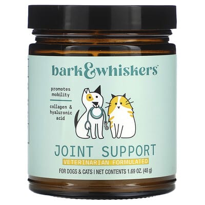 Bark & Whiskers™ поддержка суставов для собак и кошек, 1.69 oz (48 g)
