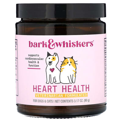 Bark & Whiskers™, Для здоровья сердца, Для собак и кошек, 3.17 oz (90 g)