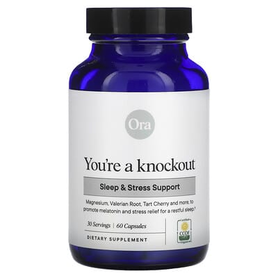 You're a Knockout, поддержка сна и снятия стресса, 60 капсул