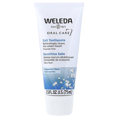 Зубная паста Weleda, с солью, без фторида, перечная мята, 75 ml