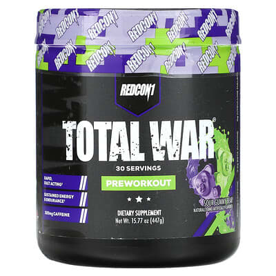 Total War®, Pre-Workout, Sour Gummy Bear, 15.77 oz (447 g)