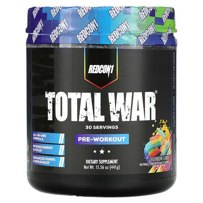 Total War®, Pre-Workout, Rainbow Candy, 15.56 oz (441 g)