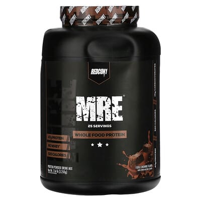 Протеин Redcon1 MRE Whole Food Protein, Fudge Brownie, 3,250 g