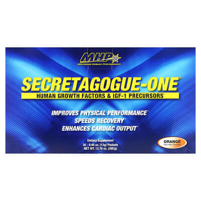 Secretagogue-One, Orange, 30 пакетиков, 0.46 oz (13 g) каждый