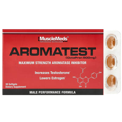 Aromatest, 500 mg, 30 мягких капсул MuscleMeds