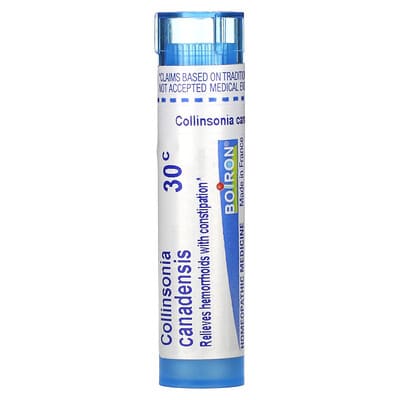 Boiron Collinsonia Canadensis, 30C, для облегчения геморроя, ок. 80 гранул