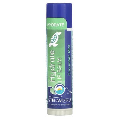 Увлажняющий бальзам для губ, огурец и мята, 0.15 oz (4 g)