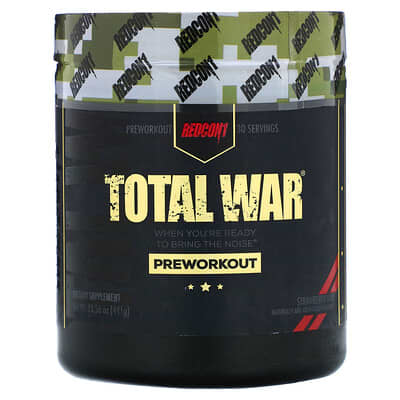 Total War®, Pre-Workout, Strawberry Kiwi, 15.34 oz (435 g)