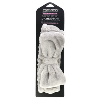 Multi-Purpose Spa Headband, Gray, 1 Headband