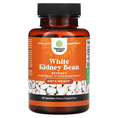 Экстракт белой фасоли Nature's Craft, 60 капсул (600 mg на капсулу)