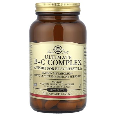 Ultimate B+C Complex, 90 Tablets