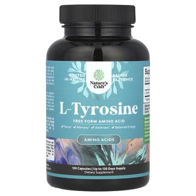 L-Tyrosine, 500 mg, 120 капсул