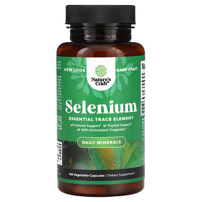 Selenium, 200 mcg, 100 Vegetable Capsules