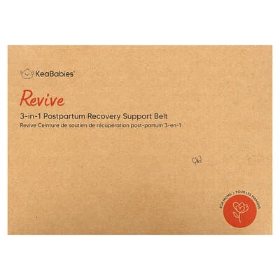 Revive Пояс для поддержки после родов 3-in-1, X-Large, Midnight Black, 1 Set