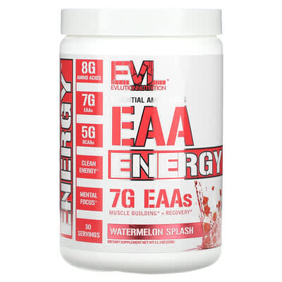 Энергетическая добавка EVLution Nutrition EAA, арбузный микс, 315 g