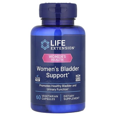 Life Extension Women's Health, Bladder Support, 60 вегетарианских капсул