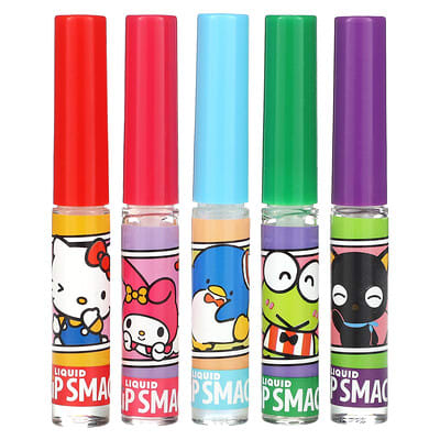 Hello Kitty And Friends, Liquid Lip Gloss, Variety Pack, 5 Pack, 0.45 fl oz (14 ml)