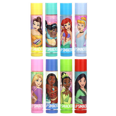 Бальзам для губ Disney Princes, Party Pack, 8 шт, 0.14 oz (4 g) каждый