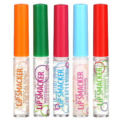 Liquid Lip Gloss, Variety Pack, 5 Pack, 0.45 fl oz (14 ml)