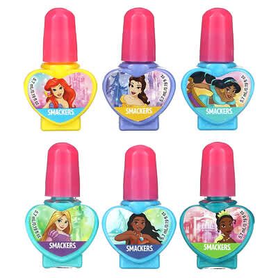 Disney Princess коллекция лаков для ногтей, 6 штук, 0.19 fl oz (5.7 ml) каждый