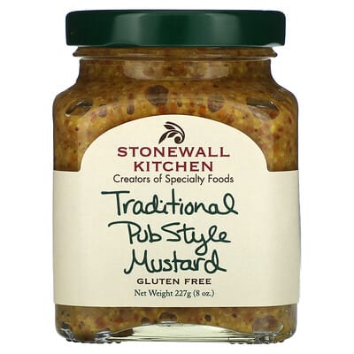 Stonewall Kitchen горчица в традиционном стиле, 8 oz (227 g)