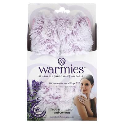 Microwavable Neck Wrap, Marshmallow Lavender, Relaxing Lavender, 1 Wrap