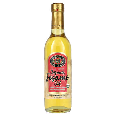 Organic Sesame Oil, 12.7 oz (375 ml)