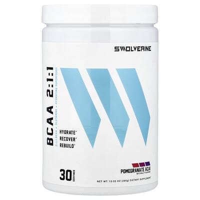BCAA 2:1:1, гранат и асаи, 10.05 oz (285 g)