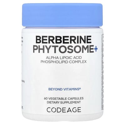 Berberine Phytosome+, 60 растительных капсул