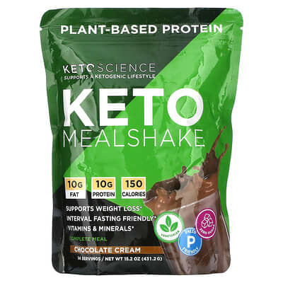Keto Mealshake, Chocolate Cream, 15.2 oz (431.2 g)