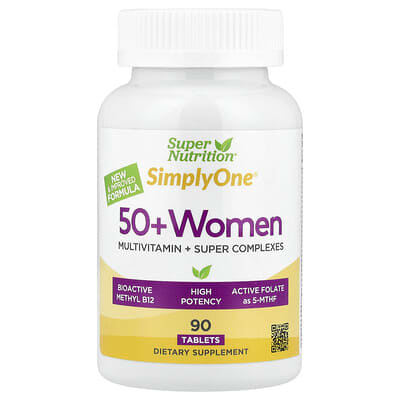 Simply One®, 50+ Женские мультивитамины Super Complexes, 90 Tablets