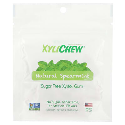 Xylichew®, натуральный вкус Spearmint, 50 штук