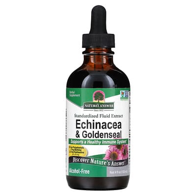 Echinacea & Goldenseal, без спирта, 120 ml