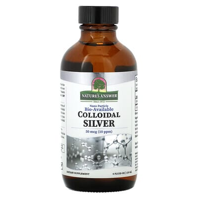 Colloidal Silver, 50 mcg (10 ppm), 4 fl oz (120 ml)