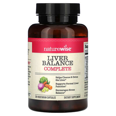 NatureWise Liver Balance Complete 120 вегетарианских капсул
