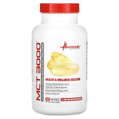MCT 3000™, 90 Softgels (1,000 mg per Softgel)