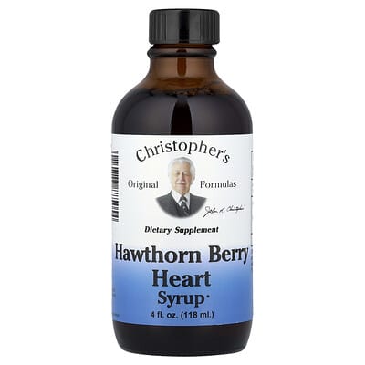 Hawthorn Berry Heart Syrup, 4 fl oz (118 ml) сироп боярышника