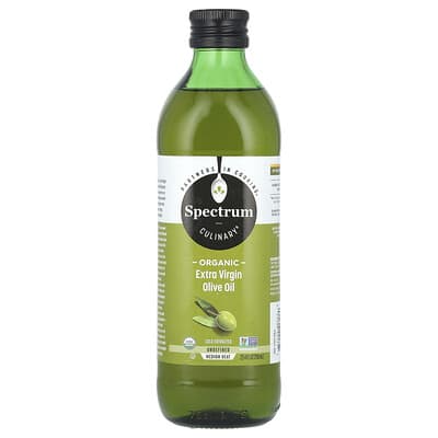Spectrum Culinary Organic Extra Virgin оливковое масло холодного отжима, 25.4 fl oz (750 ml)