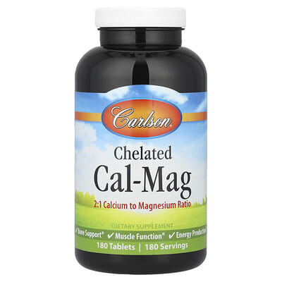 Carlson хелатный Cal-Mag, 180 таблеток